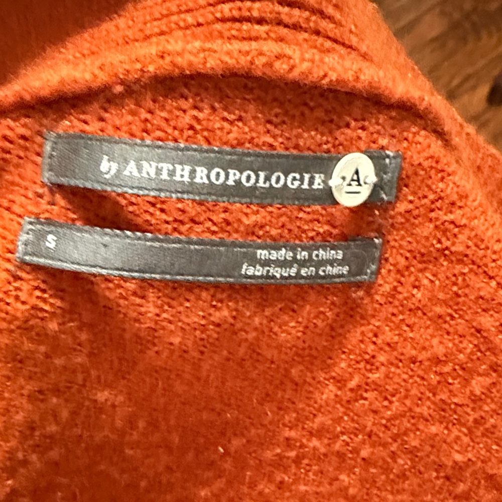Anthropologie Men's Rust Sweater